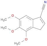 1H-Indene-3-carbonitrile, 5,6,7-trimethoxy-