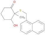 Cyclohexanone, 3-hydroxy-2-methyl-2-[(1-naphthalenylmethyl)thio]-