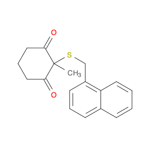 1,3-Cyclohexanedione, 2-methyl-2-[(1-naphthalenylmethyl)thio]-