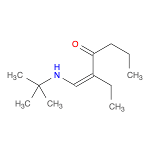 4-Heptanone, 3-[[(1,1-dimethylethyl)amino]methylene]-, (Z)-