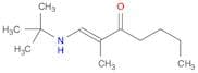 1-Hepten-3-one, 1-[(1,1-dimethylethyl)amino]-2-methyl-, (E)-