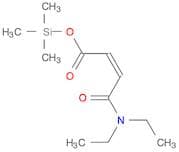 2-Butenoic acid, 4-(diethylamino)-4-oxo-, trimethylsilyl ester, (Z)-