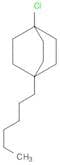 Bicyclo[2.2.2]octane, 1-chloro-4-hexyl-