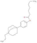 Heptanoic acid, 4-(4-propylbicyclo[2.2.2]oct-1-yl)phenyl ester