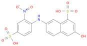 1-Naphthalenesulfonic acid, 3-hydroxy-7-[(2-nitro-4-sulfophenyl)amino]-