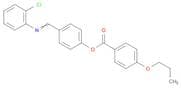 Benzoic acid, 4-propoxy-, 4-[[(2-chlorophenyl)imino]methyl]phenyl ester