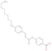 2-Propenoic acid, 3-[4-(octyloxy)phenyl]-, 4-nitrophenyl ester, (E)-