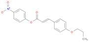 2-Propenoic acid, 3-(4-propoxyphenyl)-, 4-nitrophenyl ester, (E)-