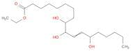 11-Octadecenoic acid, 9,10,13-trihydroxy-, ethyl ester