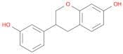 2H-1-Benzopyran-7-ol,3,4-dihydro-3-(3-hydroxyphenyl)-