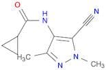 Cyclopropanecarboxamide, N-(5-cyano-1,3-dimethyl-1H-pyrazol-4-yl)-