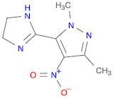 1H-Pyrazole, 5-(4,5-dihydro-1H-imidazol-2-yl)-1,3-dimethyl-4-nitro-