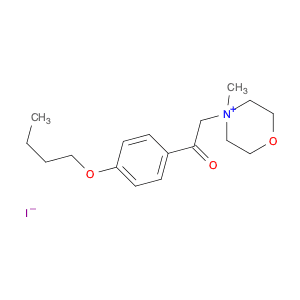 Morpholinium, 4-[2-(4-butoxyphenyl)-2-oxoethyl]-4-methyl-, iodide