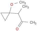 2-Butanone, 3-(1-methoxycyclopropyl)-