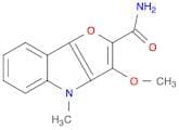 4H-Furo[3,2-b]indole-2-carboxamide, 3-methoxy-4-methyl-