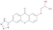 9H-Xanthen-9-one, 2-(2-hydroxypropoxy)-6-(1H-tetrazol-5-yl)-