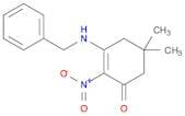 2-Cyclohexen-1-one, 5,5-dimethyl-2-nitro-3-[(phenylmethyl)amino]-
