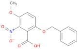 Benzoic acid, 3-methoxy-2-nitro-6-(phenylmethoxy)-