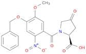 L-Proline, 1-[5-methoxy-2-nitro-4-(phenylmethoxy)benzoyl]-4-oxo-