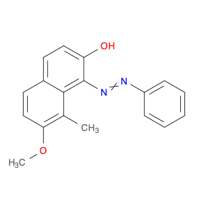 2-Naphthalenol, 7-methoxy-8-methyl-1-(phenylazo)-