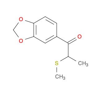 1-Propanone, 1-(1,3-benzodioxol-5-yl)-2-(methylthio)-