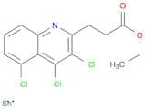 Tin, trichloro(3-ethoxy-3-oxopropyl)(quinoline)-
