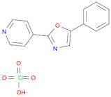 Pyridine, 4-(5-phenyl-2-oxazolyl)-, monoperchlorate