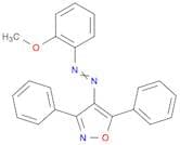 Isoxazole, 4-[(2-methoxyphenyl)azo]-3,5-diphenyl-