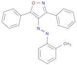 Isoxazole, 4-[(2-methylphenyl)azo]-3,5-diphenyl-