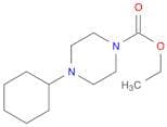 1-Piperazinecarboxylic acid, 4-cyclohexyl-, ethyl ester