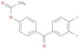4-Acetoxy-3',4'-difluorobenzophenone