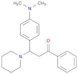 1-Propanone, 3-[4-(dimethylamino)phenyl]-1-phenyl-3-(1-piperidinyl)-