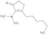2-Cyclopenten-1-one, 2-(dimethylamino)-3-hexyl-