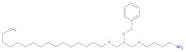 1-Butanamine, 4-[3-(hexadecyloxy)-2-(phenylmethoxy)propoxy]-