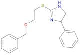 1H-Imidazole, 4,5-dihydro-4-phenyl-2-[[2-(phenylmethoxy)ethyl]thio]-