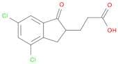 1H-Indene-2-propanoic acid, 4,6-dichloro-2,3-dihydro-1-oxo-
