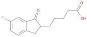 1H-Indene-2-pentanoic acid, 6-fluoro-2,3-dihydro-1-oxo-