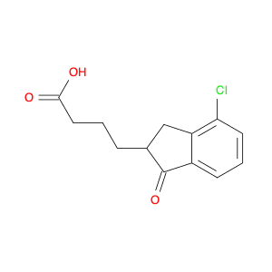 1H-Indene-2-butanoic acid, 4-chloro-2,3-dihydro-1-oxo-