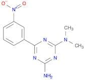 1,3,5-Triazine-2,4-diamine, N,N-dimethyl-6-(3-nitrophenyl)-