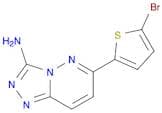1,2,4-Triazolo[4,3-b]pyridazin-3-amine, 6-(5-bromo-2-thienyl)-