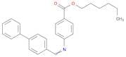 Benzoic acid, 4-[([1,1'-biphenyl]-4-ylmethylene)amino]-, hexyl ester