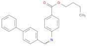 Benzoic acid, 4-[([1,1'-biphenyl]-4-ylmethylene)amino]-, butyl ester