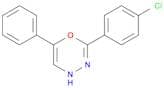 4H-1,3,4-Oxadiazine, 2-(4-chlorophenyl)-6-phenyl-