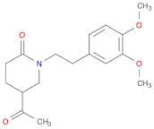 2-Piperidinone, 5-acetyl-1-[2-(3,4-dimethoxyphenyl)ethyl]-