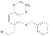 Benzene, 1-(2-bromoethyl)-3,4-dimethoxy-2-(phenylmethoxy)-