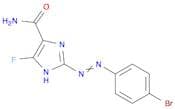 1H-Imidazole-4-carboxamide, 2-[(4-bromophenyl)azo]-5-fluoro-