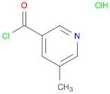 3-Pyridinecarbonylchloride, 5-methyl-, hydrochloride (1:1)