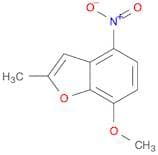 Benzofuran, 7-methoxy-2-methyl-4-nitro-