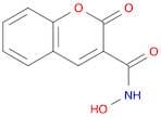 2H-1-Benzopyran-3-carboxamide, N-hydroxy-2-oxo-
