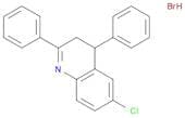 Quinoline, 6-chloro-3,4-dihydro-2,4-diphenyl-, hydrobromide